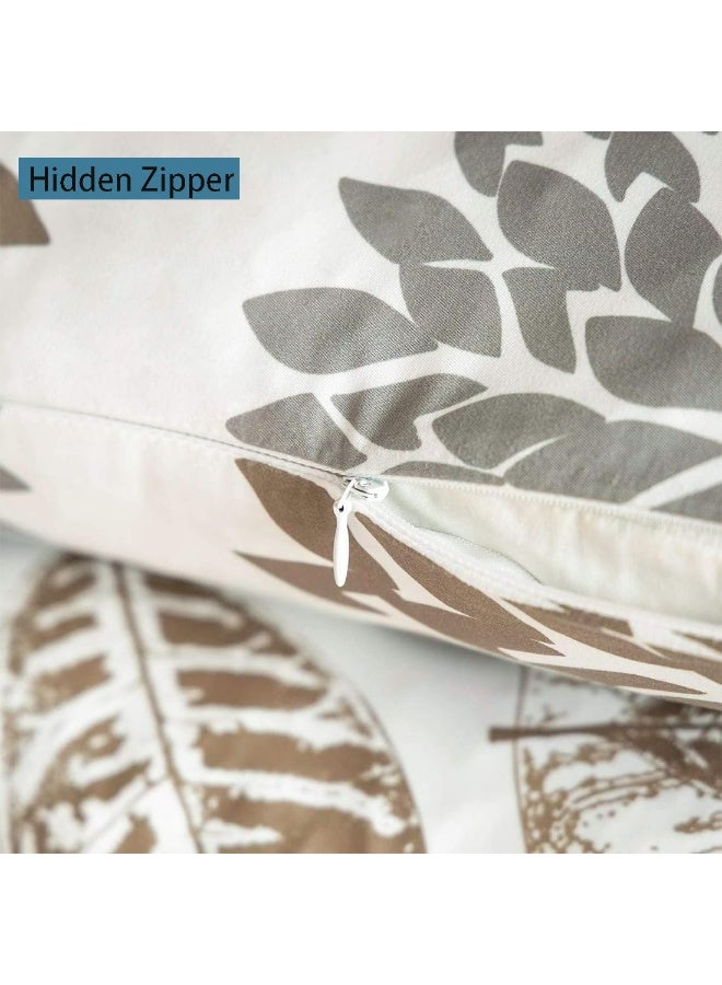 SANMUGEED Throw Pillow Covers Pack of 4,Sofa Pillow Covers 18x18 Inch,Cushion Covers Squre Linen Modern Abstract Geometric Style Home Decor,Decorative Pillow Covers for Couch,Car,Bedroom,Living Room - Image 3