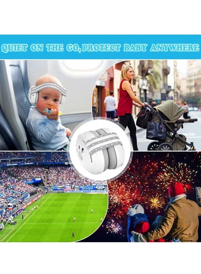 Gonice Noise Ear Protectors For Babies, Adjustable Ear Protectors, Baby Zero Pressure Soundproof Ear Protectors, Baby Noise-cushioning Ear Protectors For Sleep, Travel Live Concerts, Events - Image 4