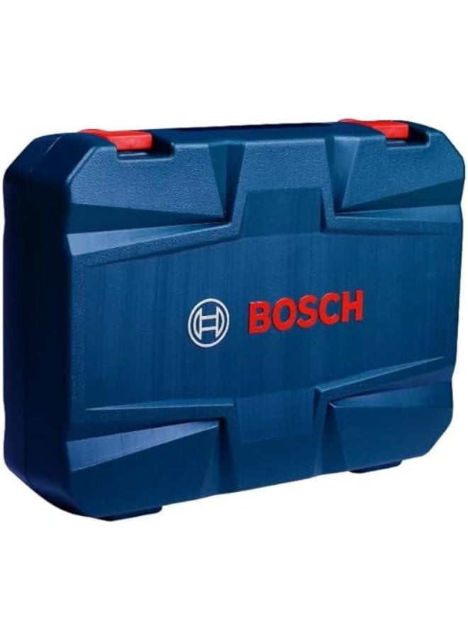 Bosch All-in-One Metal Hand Tool Kit, 108 Pieces, Blue - Image 2