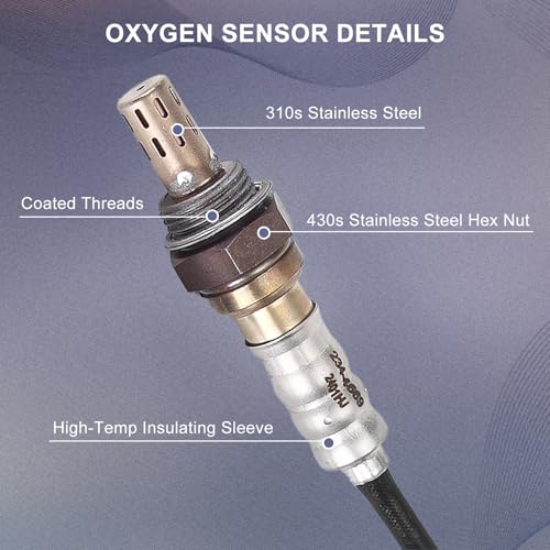 PAPAPARTS O2 Oxygen Sensor 234-4669 Upstream Compatible with Cadillac Escalade, for Chevy Silverado 1500 Avalanche Express 2500 Camaro Caprice Colorado Corvette SS Suburban Trailblazer Set of 2 - Image 2