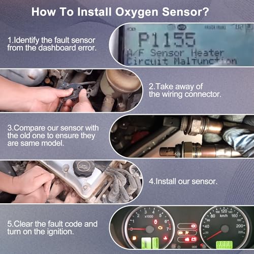 PAPAPARTS O2 Oxygen Sensor 234-4669 Upstream Compatible with Cadillac Escalade, for Chevy Silverado 1500 Avalanche Express 2500 Camaro Caprice Colorado Corvette SS Suburban Trailblazer Set of 2 - Image 5