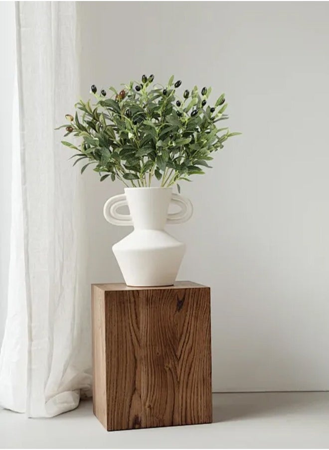 APEX 6PCS Fake Olive Branches for Vase - 24 Foam Fruits & 432 Realistic Leaves, Adjustable Faux Plants for Home, Office, Cafe Decor  - Image 5