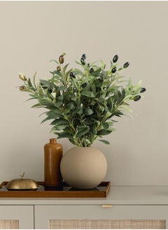 APEX 6PCS Fake Olive Branches for Vase - 24 Foam Fruits & 432 Realistic Leaves, Adjustable Faux Plants for Home, Office, Cafe Decor  - Image 4