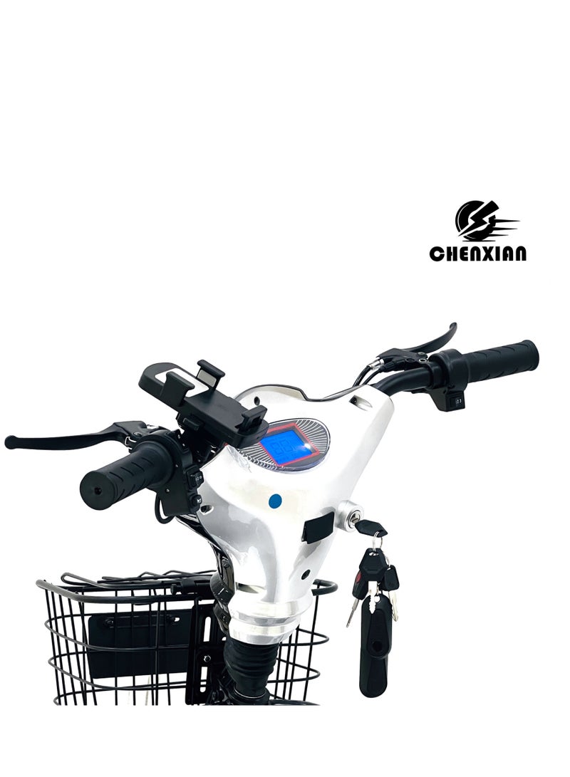 Chenxian E-Bike 16 Number with Brushless Motor 350W Motor 16-Inch/14-Inch Tires 3 Gears LED Display 4 Shock Absorbers 30-35 km Range Adult Commuter & Off-Road Bike - Image 5