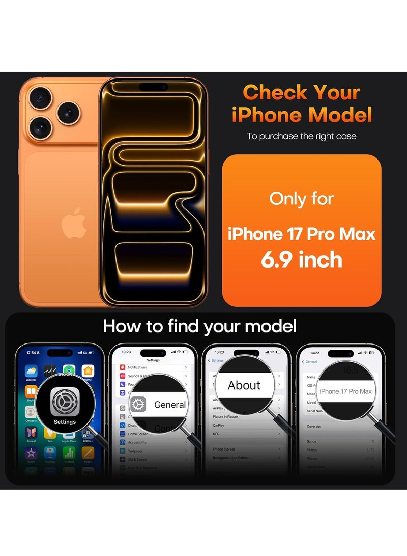 Alyashmac iPhone 17 Pro Max Case Liquid Silicone Silky Soft Touch Cover iPhone 17 Pro Max Full-Body Protection Anti-Scratch Shockproof Phone Case For iPhone 17 Pro Max 6.9-Inch - Image 2