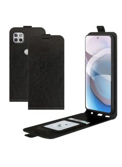 Case Cover For For Motorola Moto One 5G Ace R64 Texture Single Vertical Flip Leather Protective Case with Card Slots & Photo Frame(Black)