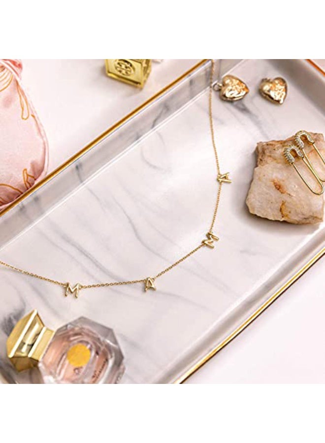 Ucanbe MAMA Letter Gold Plated Collarbone Necklace – Holiday Women's Delicate Jewelry Pendant - Image 3
