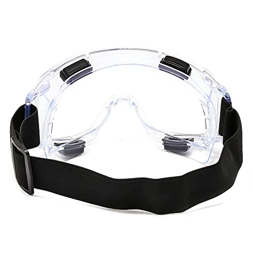 WYATT ANT5PPE Lab Industry Chemical Factory Anti Splash Clear Lens PC Safety Goggles Motorbikes Dust Protection Eye Wear (TRANSPARENT) - Image 5