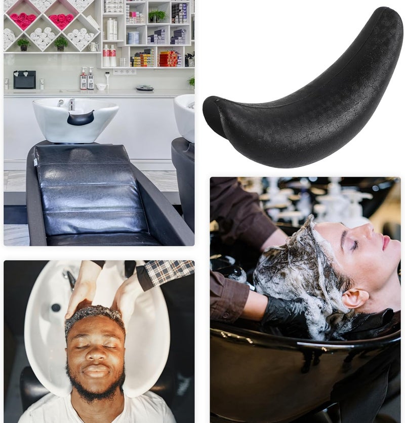 Soft Rubber Shampoo Neck Pillow for Hairdressing Sink Anti-Slip Support Cushion for Salon Use Easy to Clean and Maintain for Hair Washing and Barber Services - Image 3