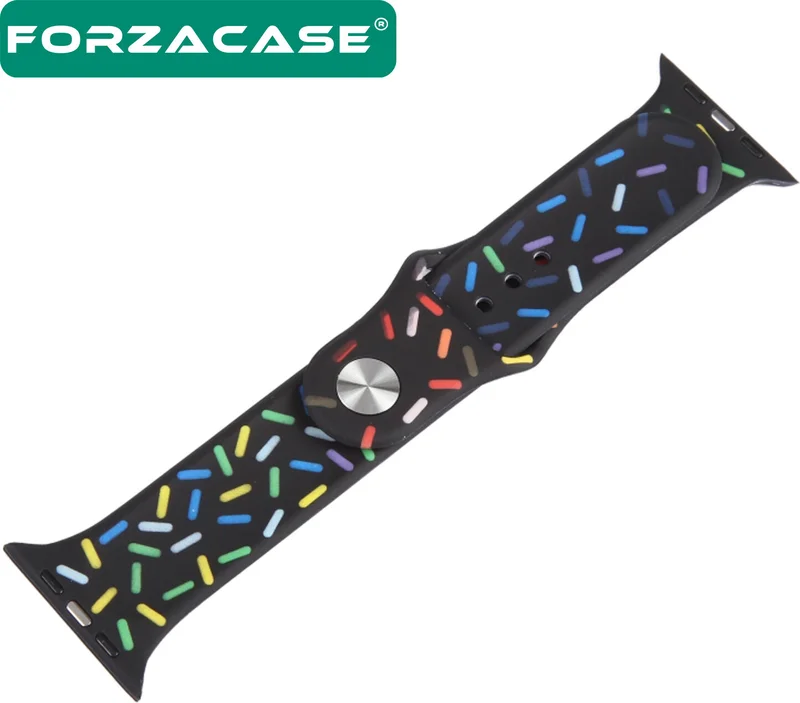 فورزاكاس Colorful Drop Sporty Silicone Band Strap for Apple Watch 38 - 40 - 41 mm - FC124