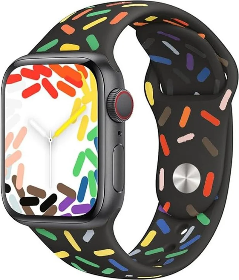 فورزاكاس Colorful Drop Sporty Silicone Band Strap for Apple Watch 38 - 40 - 41 mm - FC124