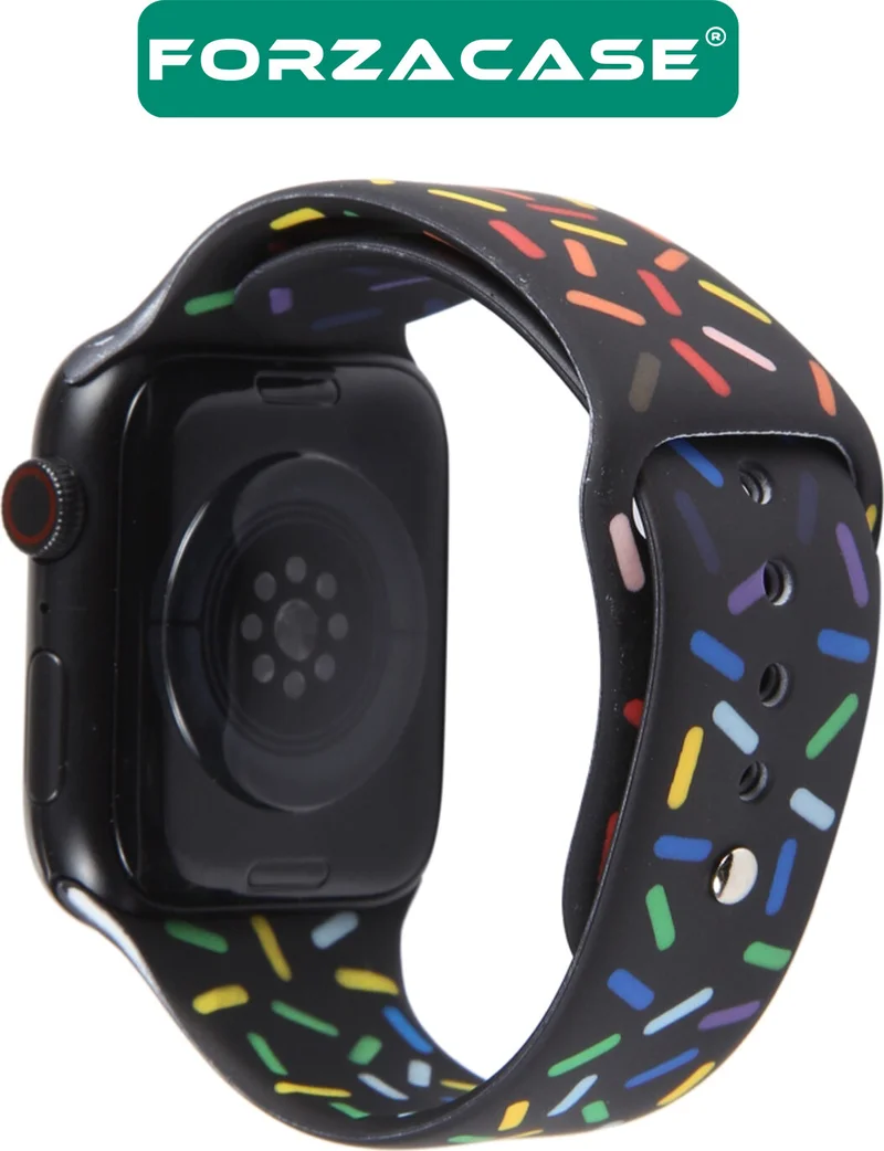 فورزاكاس Colorful Drop Sporty Silicone Band Strap for Apple Watch 38 - 40 - 41 mm - FC124