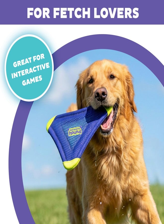 Outward Hound FlyFetch Flyer Dog Toy, Lightweight, Floats in Water, All Breeds, 10" x 11.2" - Image 2