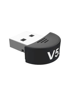 Bluetooth Adapter for PC，USB Mini Bluetooth 5.0 EDR Dongle for Computer Desktop Wireless Transfer for Mouse, Keyboard, Headphones, Speaker and Other Bluetooth Devices