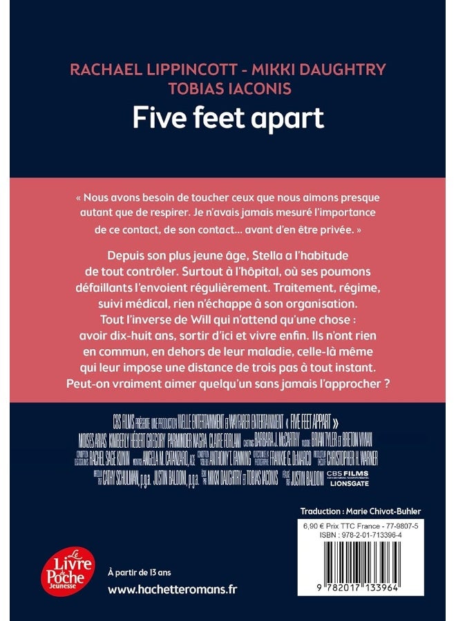 LIVRE DE POCHE JEUNESSE Five Feet Apart - Image 2
