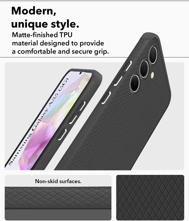 Jkobi Back Cover Case for Samsung Galaxy A35 5G (Liquid Silicone | Side Grip | Camera Protection) - Image 3