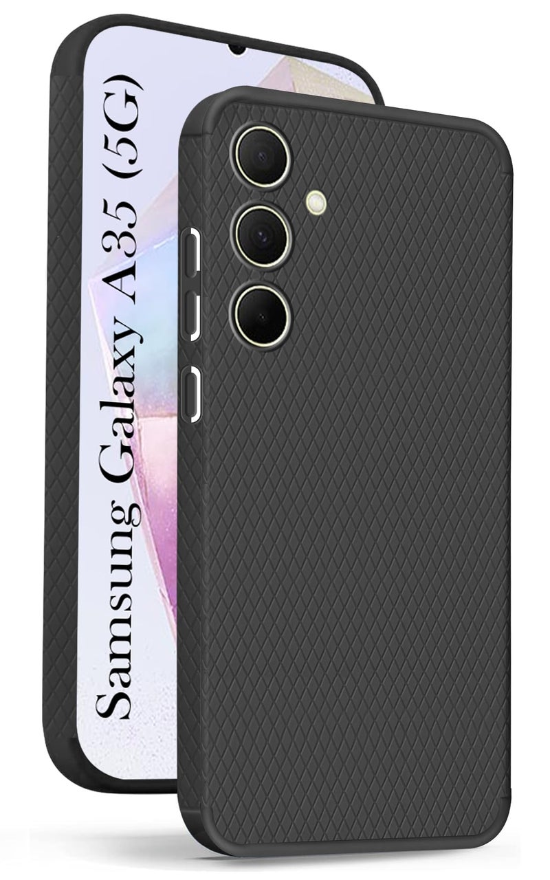 Jkobi Back Cover Case for Samsung Galaxy A35 5G (Liquid Silicone | Side Grip | Camera Protection) - Image 1