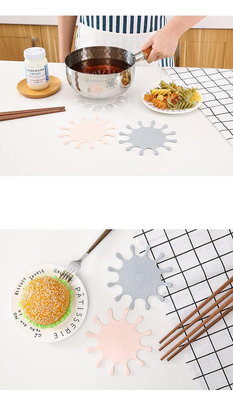 UNIQUE CART Coasters for Drinks Novelty Set in 3 Colors -Kids Favorite, Amazing Quality Drink Coaster, Non Slip, Flexible, Durable,Heat Resistant, Sleek Modern Design,Top Grade Silicone - Image 5