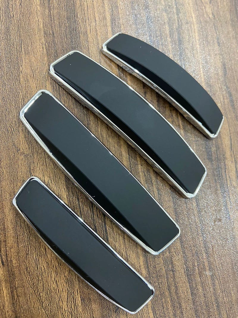 CarOxygen Abs Plastic Car Universal Door Guard Styling Edge Anti-Scratch Trim Protector (Black) - Image 1
