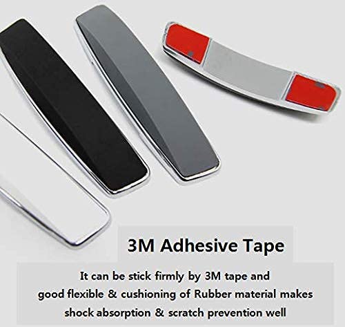 CarOxygen Abs Plastic Car Universal Door Guard Styling Edge Anti-Scratch Trim Protector (Black) - Image 3