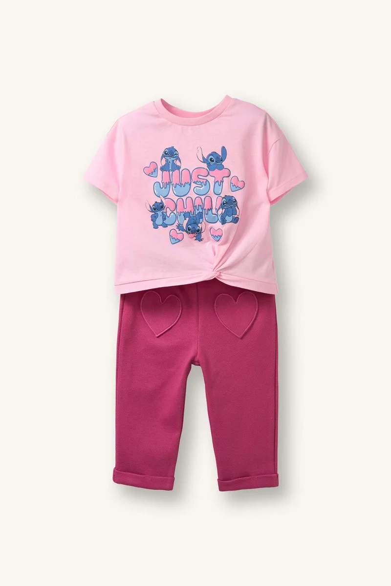 ديفاكتو Baby Girl Disney Lilo &amp; Stitch 2 Piece Set