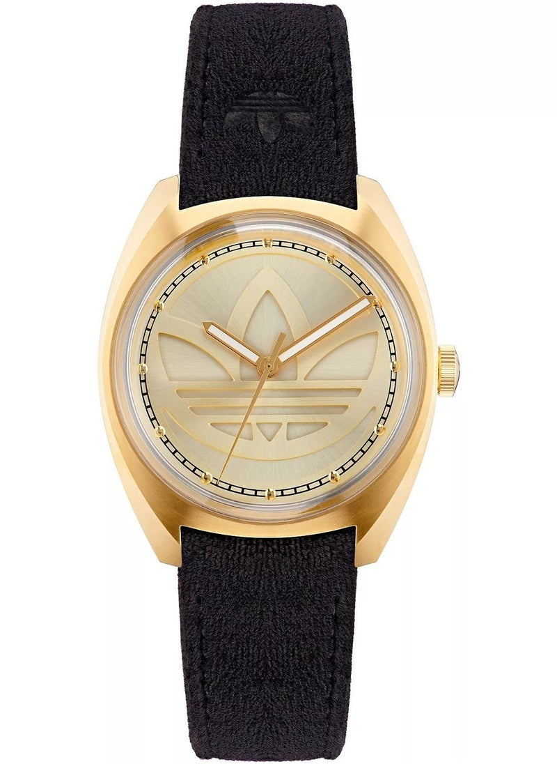 Adidas Unisex Analog Round Shape Fabric Wrist Watch AOFH22513 - 39 Mm  - Image 1