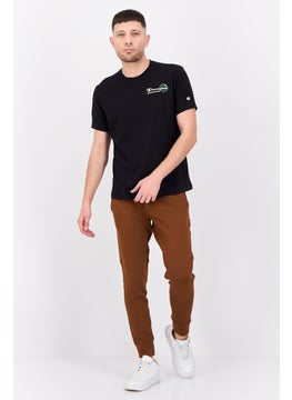 Champion Men Sportswear Fit Short Sleeve Outdoor T-Shirt, Black  - Image 4