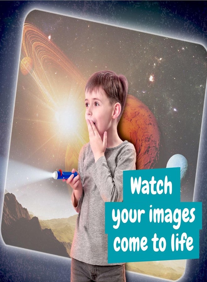 Science4you Space Torch and Projector - Solar System Projector Torch, Explore The Universe, Galaxy Projector Light with Planets for Kids, Space Toys, Games and Gifts for 4 Year olds Boys and Girls - Image 4