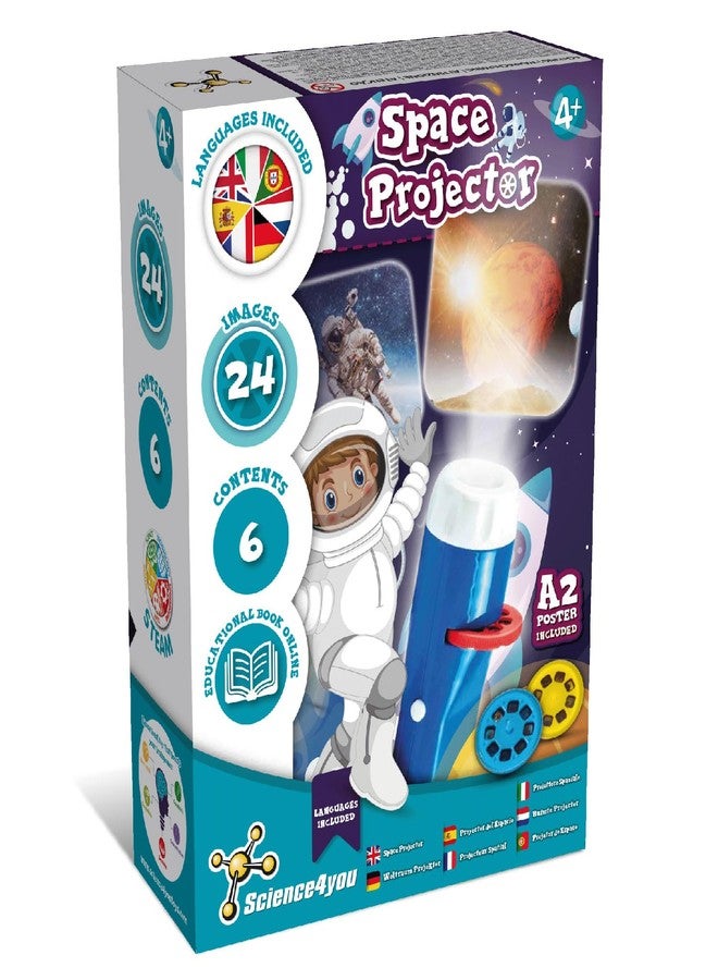 Science4you Space Torch and Projector - Solar System Projector Torch, Explore The Universe, Galaxy Projector Light with Planets for Kids, Space Toys, Games and Gifts for 4 Year olds Boys and Girls - Image 1