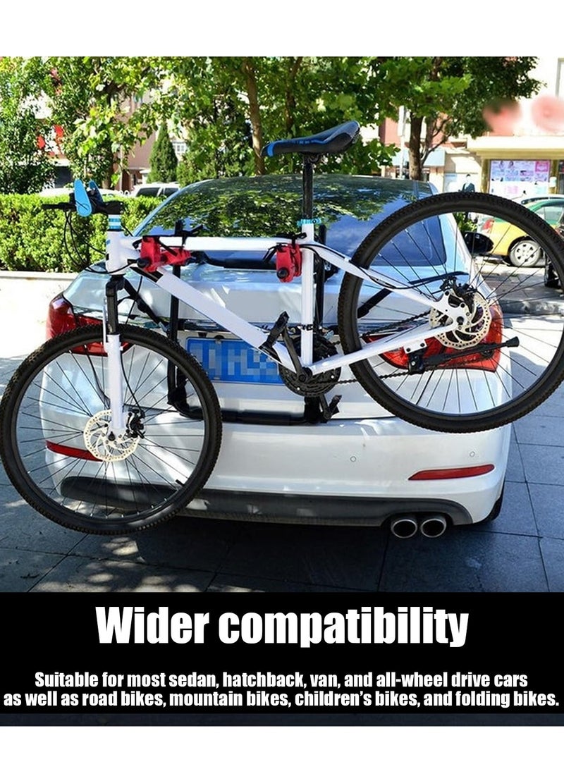 Leon Home Car bike rack, car bicycle rack, rear-mounted bike rack - foldable tripod bike rack, rear-mounted, mounts to the trunk or tow bar, fits most cars, hatchbacks, minivans and SUVs. - Image 2