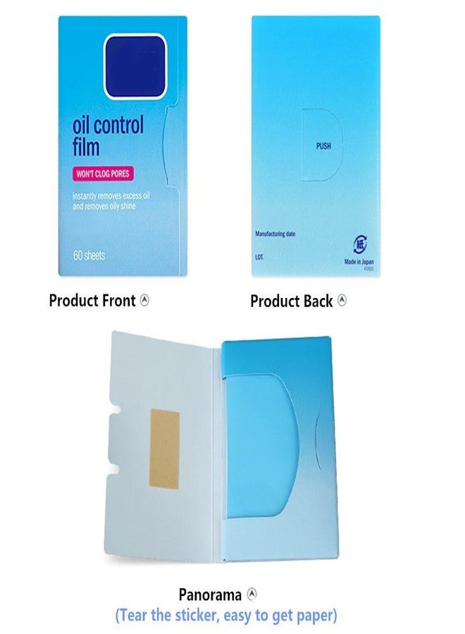 COMFYTOUCH 5 Packs Oil Blotting Papers for Face (300 Sheets) - Oil Absorbing Blotting Sheets for Oily Skin, Makeup-Friendly & Portable Oil Wipes - Image 5