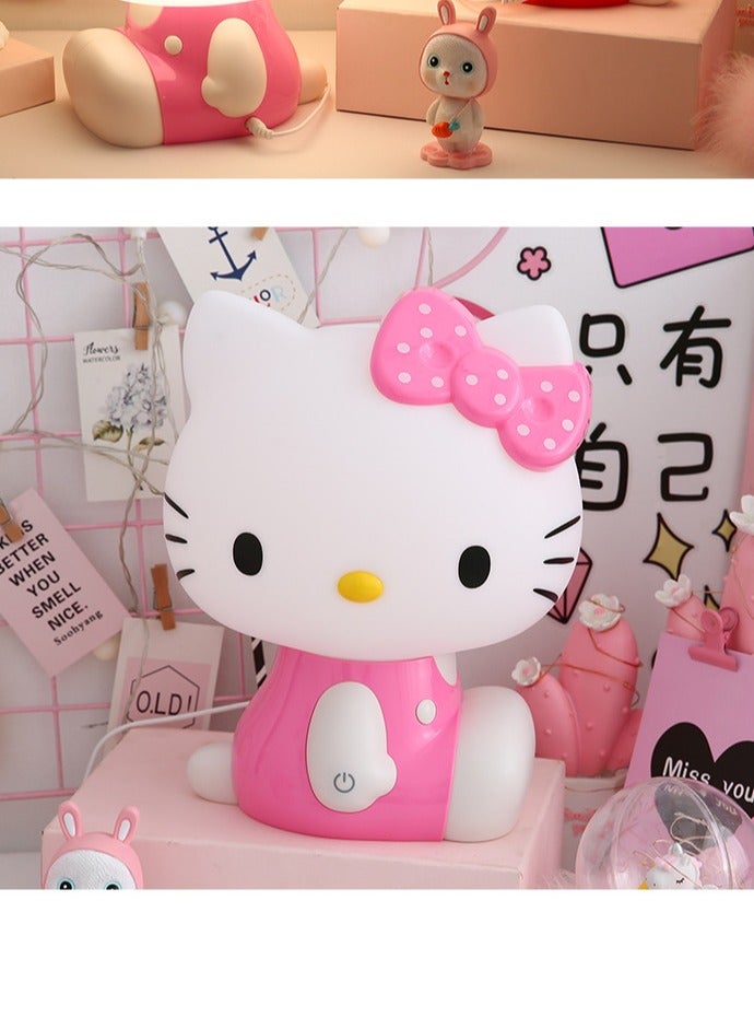 عام Hello Kitty Touch Plugged LED Night Light Bedroom Girl Heart Dream Cute Sleep Light Baby Feeding Eye Care Bedside Light - Image 4