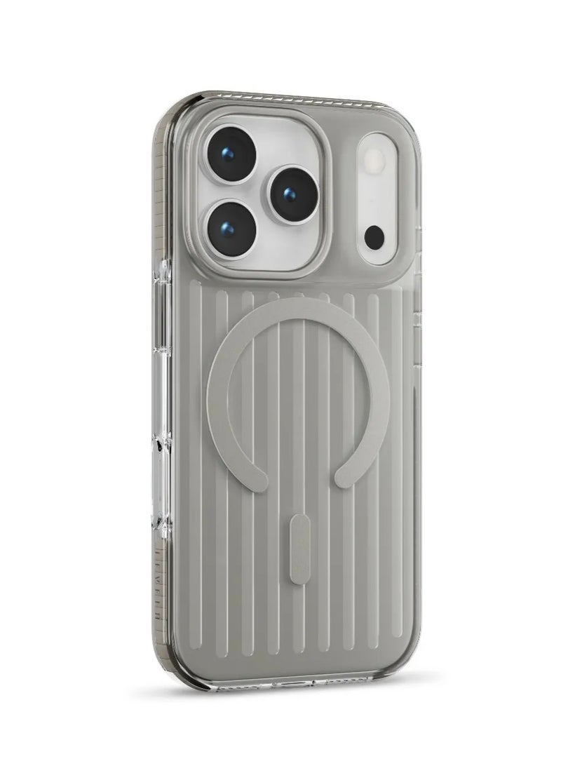 LEVELO iPhone 17 Pro MagSafe Case Cabin With 2H Scratch Resistance / Raised Bezels For Camera & Screen / Shock-Resistant-Bumper / Shockproof Corners Back Cover - Dark Grey - Image 1