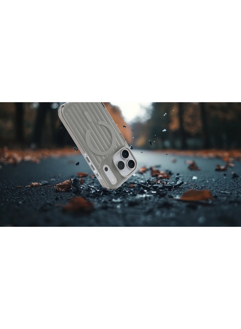 LEVELO iPhone 17 Pro MagSafe Case Cabin With 2H Scratch Resistance / Raised Bezels For Camera & Screen / Shock-Resistant-Bumper / Shockproof Corners Back Cover - Dark Grey - Image 2