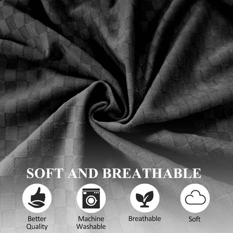 Jacobable Bed Wedge Pillow for Side Sleeping Sponge Filled Body Positioning Triangle Pillow Suitable for Pregnancy and Surgery Prevent Bed Sore for Leg and Back Support with Pillow Case (Gray) - Image 4