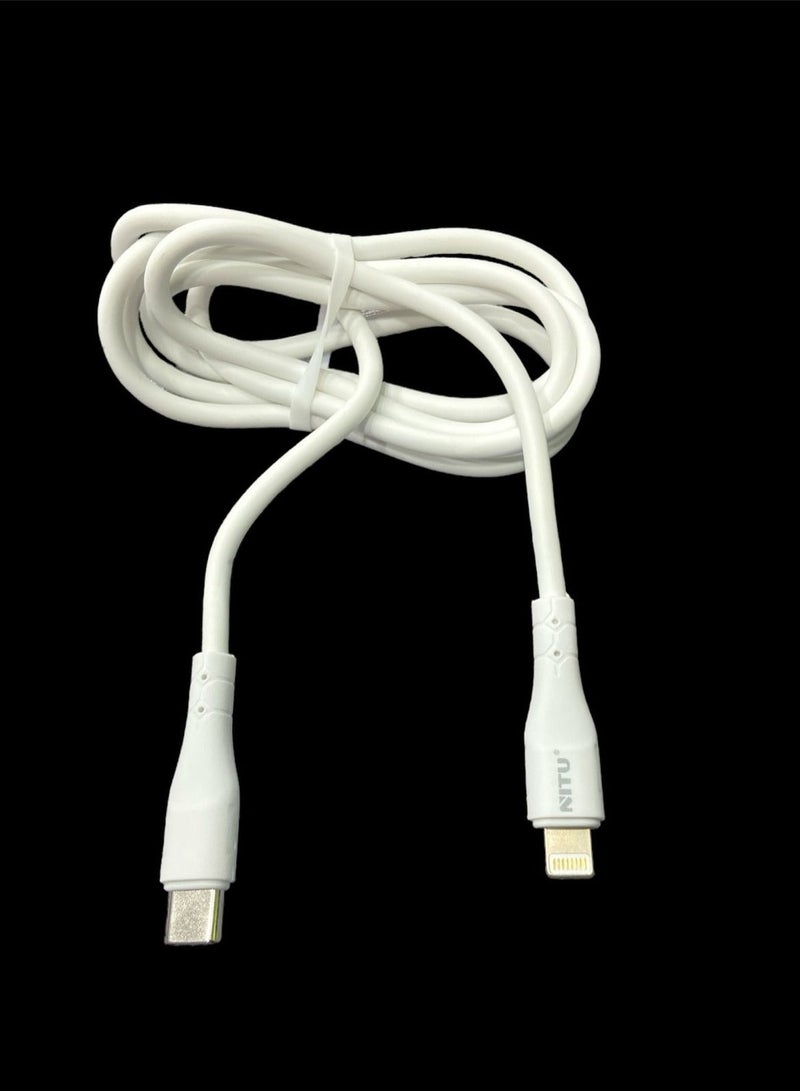 نيتو Nitu شحن سريع للغاية من USB C إلى Lightning - Image 1