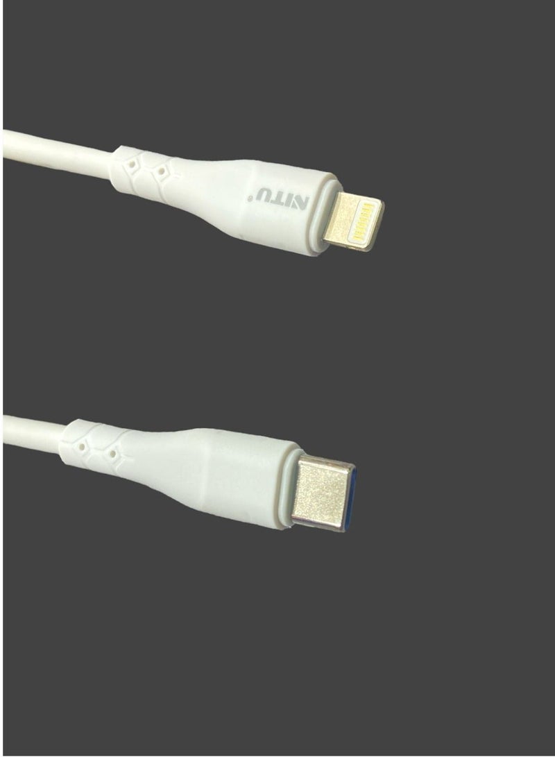 نيتو Nitu شحن سريع للغاية من USB C إلى Lightning - Image 2