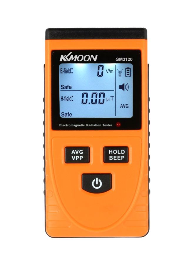 NIBEMINENT Electromagnetic Radiation Detector Orange/Black  - Image 1
