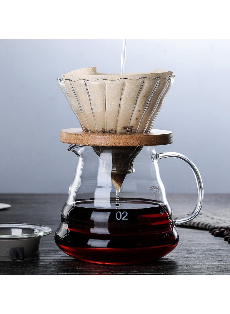 Old_Feller V60 Set 6 Piece Coffee Drip Set Pour Over Coffee Maker Set  - Image 2