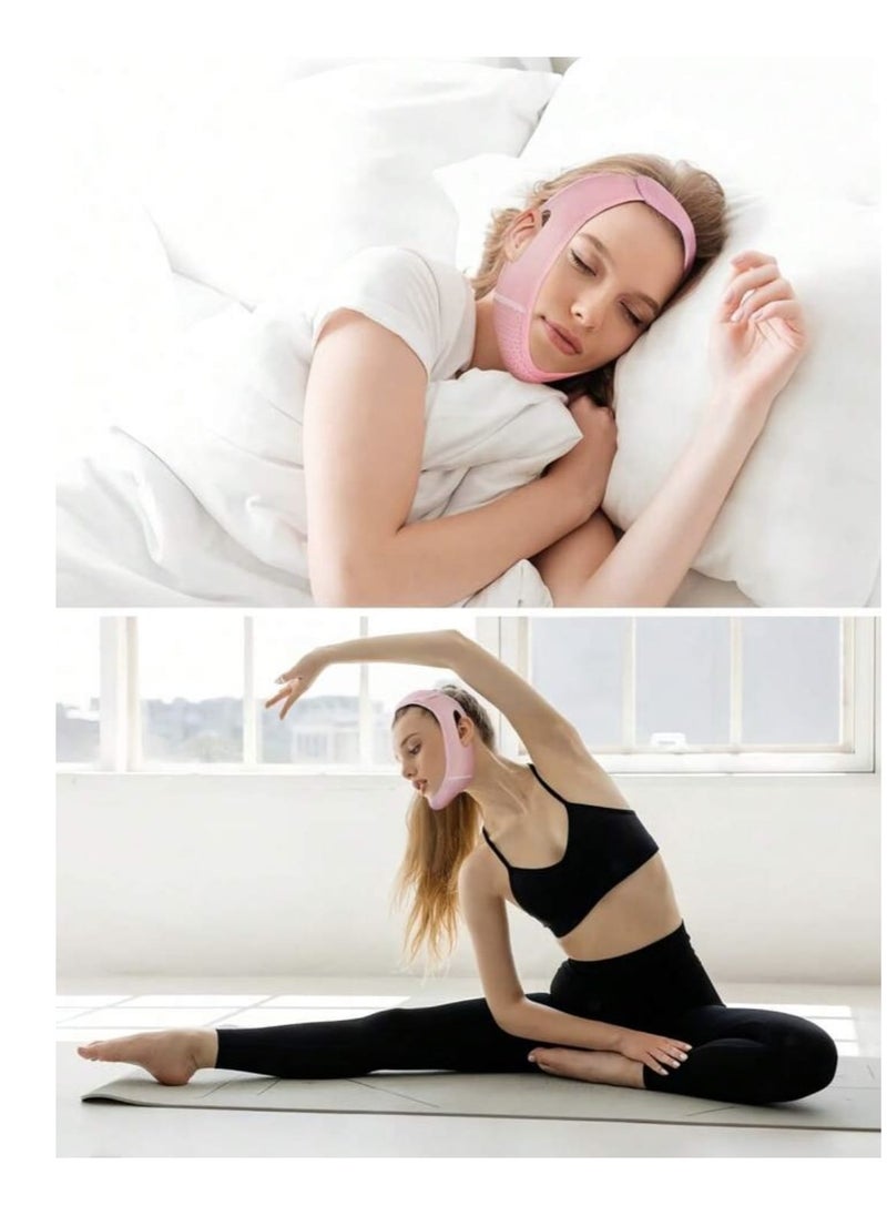 Reusable Face Mask, Jaw Line Mask, Double Chin Lifter, Chin Patch, Chin Strap, V-Shape Strap, V-Shape Sagging Mask, Perfect as a Gift for a Friend