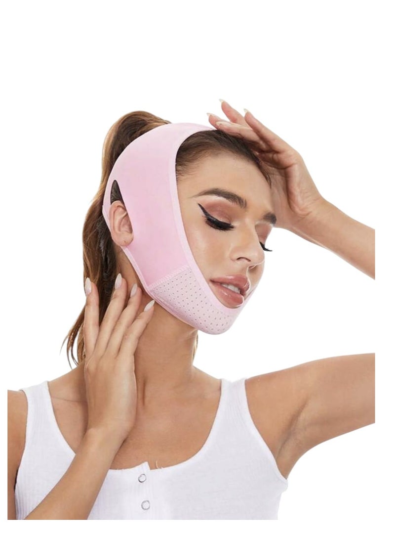 Reusable Face Mask, Jaw Line Mask, Double Chin Lifter, Chin Patch, Chin Strap, V-Shape Strap, V-Shape Sagging Mask, Perfect as a Gift for a Friend