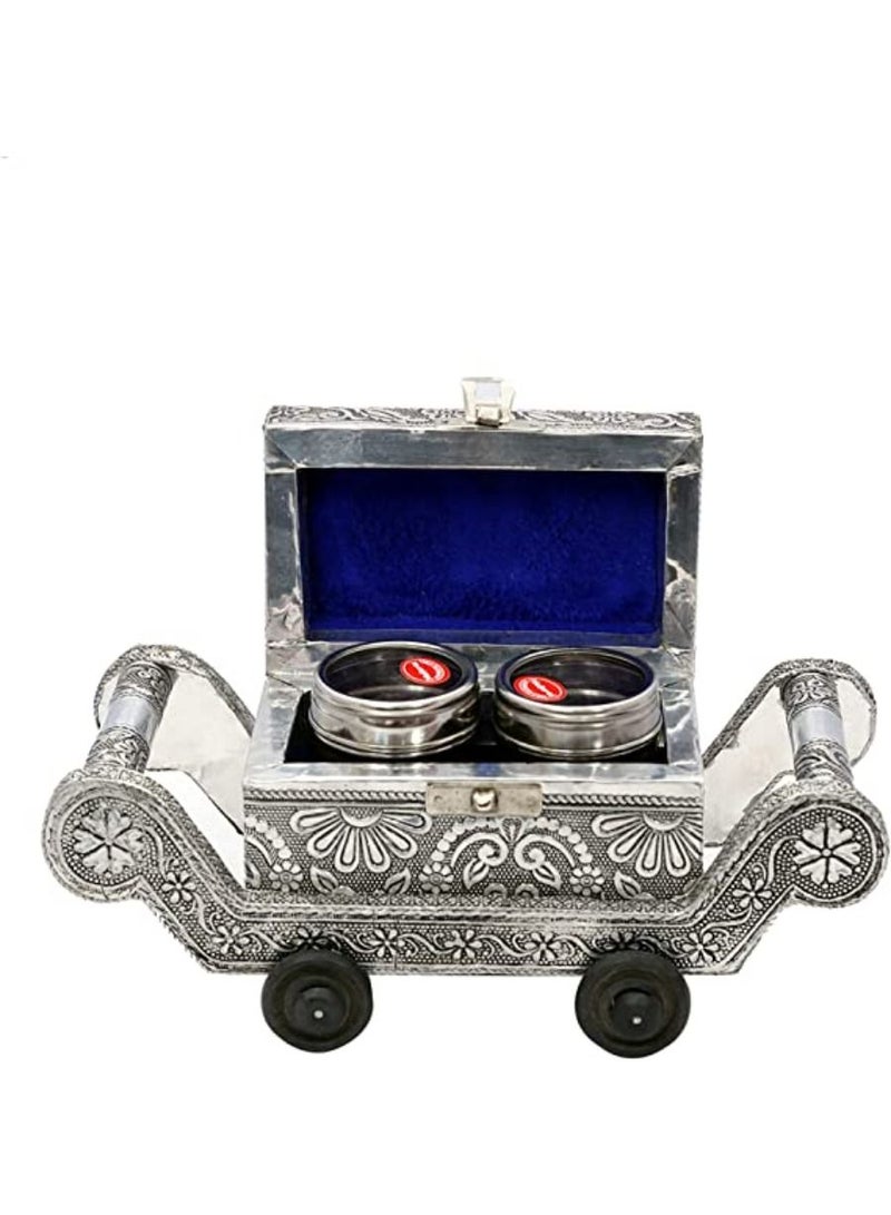 QUESERA Mouth Freshner Trolley Set Kitchen Storage Containers Storage Containers Tableware Gifts House warming gift Spice Jars - Image 1