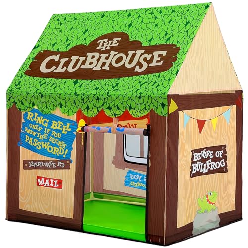 SweHouse Kids Play Tent Indoor Clubhouse Tent for Toddler with Rollup Door  Windows Playhouse  Boy Girl Tent Outdoor Birthday Gifts Toys - Image 1