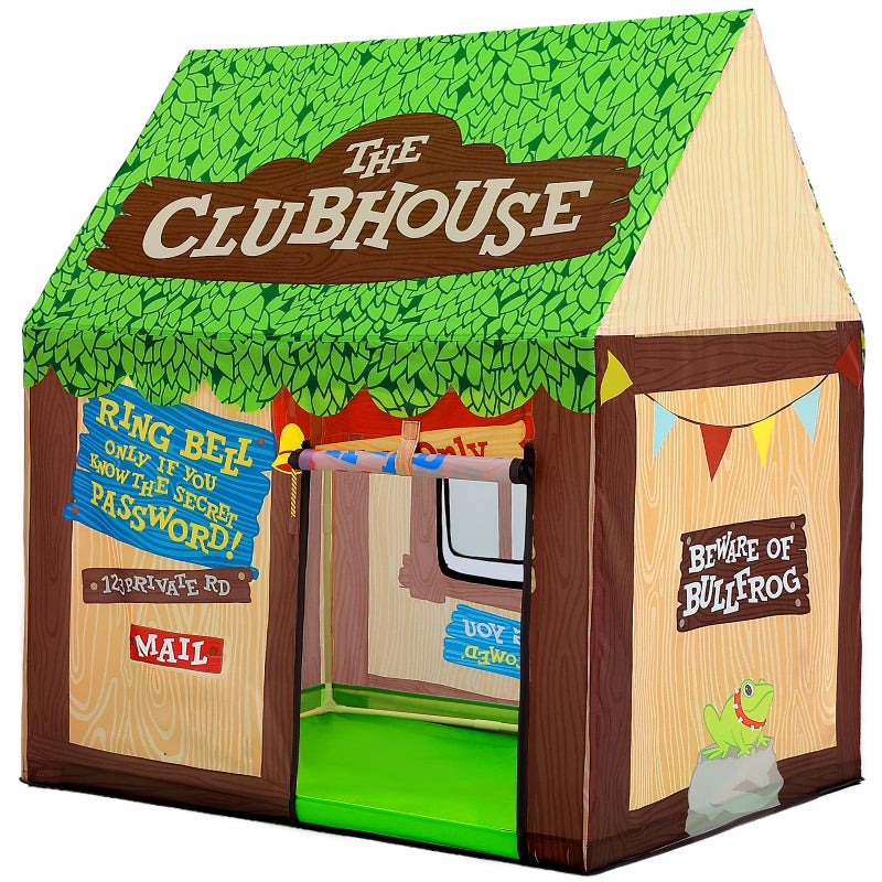 SweHouse Kids Play Tent Indoor Clubhouse Tent for Toddler with Rollup Door  Windows Playhouse  Boy Girl Tent Outdoor Birthday Gifts Toys - Image 2