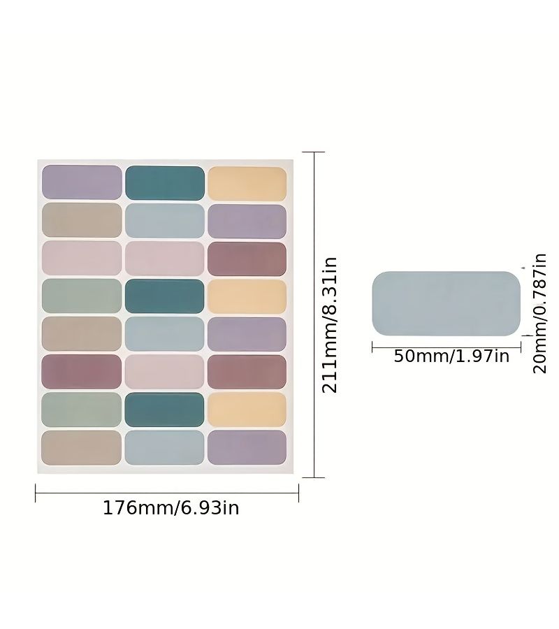 240Pcs Morandi Color Classification Labels For Video Storage Room Bottle Jar With 10 Sheets Stickers - Image 2