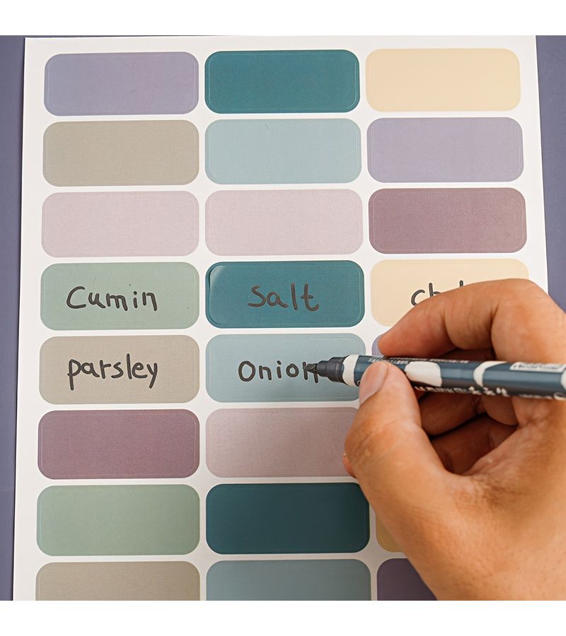 240Pcs Morandi Color Classification Labels For Video Storage Room Bottle Jar With 10 Sheets Stickers - Image 3