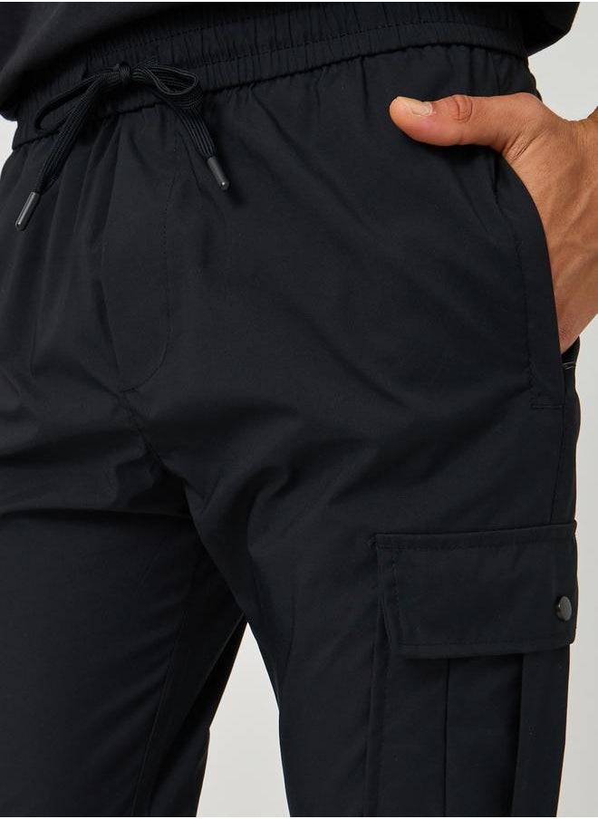 Fort Collins Solid Drawstring Waist Straight Leg Pants  - Image 3