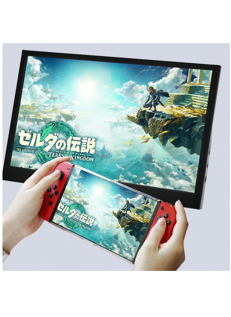 Generic - Portable Monitor touch 7 Inch FHD USB-C Laptop Monitor HDMI Computer Display HDR IPS Gaming Monitor Smart Cover 7 1inch - Image 1
