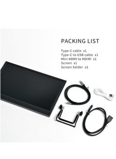 Generic Portable Monitor touch 7 Inch FHD USB-C Laptop Monitor HDMI Computer Display HDR IPS Gaming Monitor Smart Cover 7 1inch  - Image 5