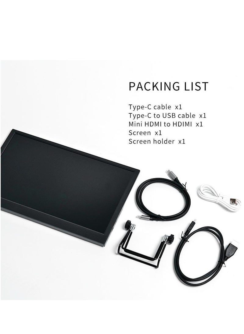Generic - Portable Monitor touch 7 Inch FHD USB-C Laptop Monitor HDMI Computer Display HDR IPS Gaming Monitor Smart Cover 7 1inch - Image 1
